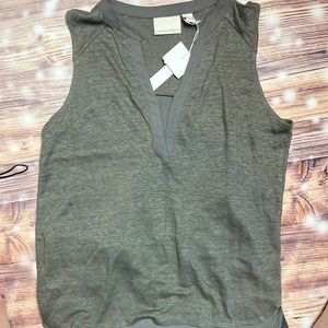 NWT Cynthia Rowley Olive Green Tank Size S
